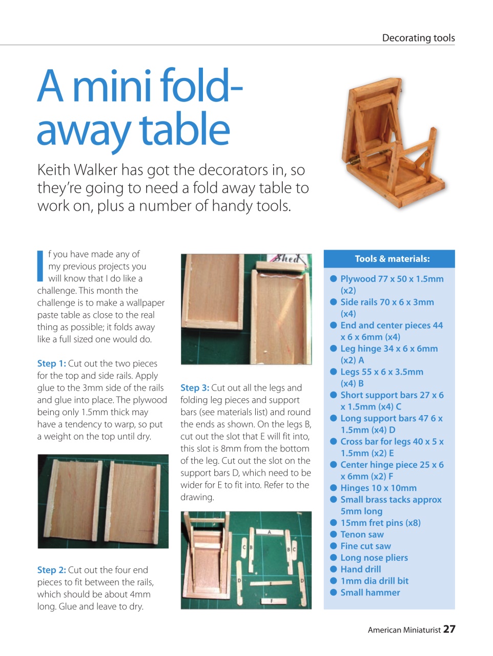 American Miniaturist Preview Pages