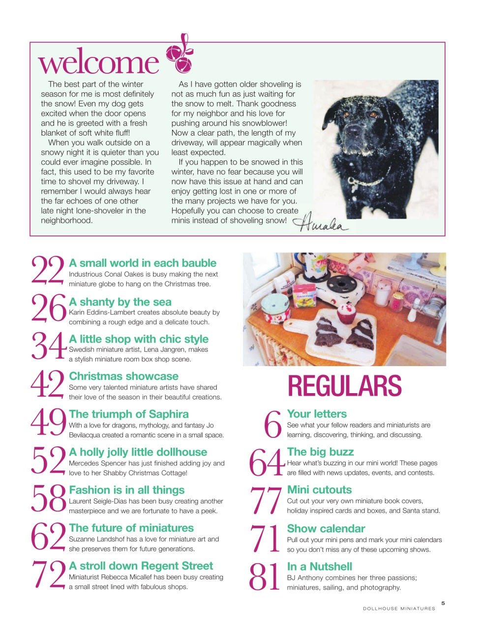 Dollhouse Miniatures Preview Pages