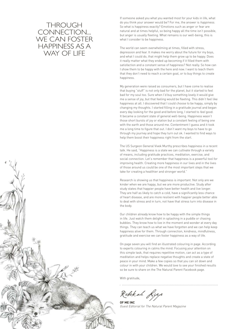 The Natural Parent Magazine Preview Pages