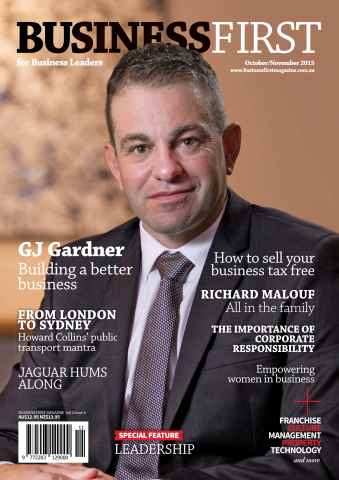 Business First Magazine issue Oct/Nov 2015