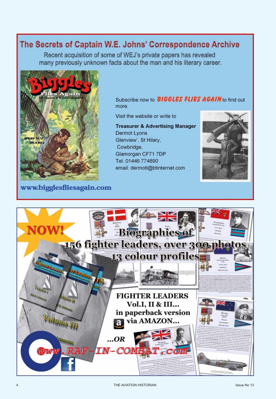 The Aviation Historian Magazine Preview Pages