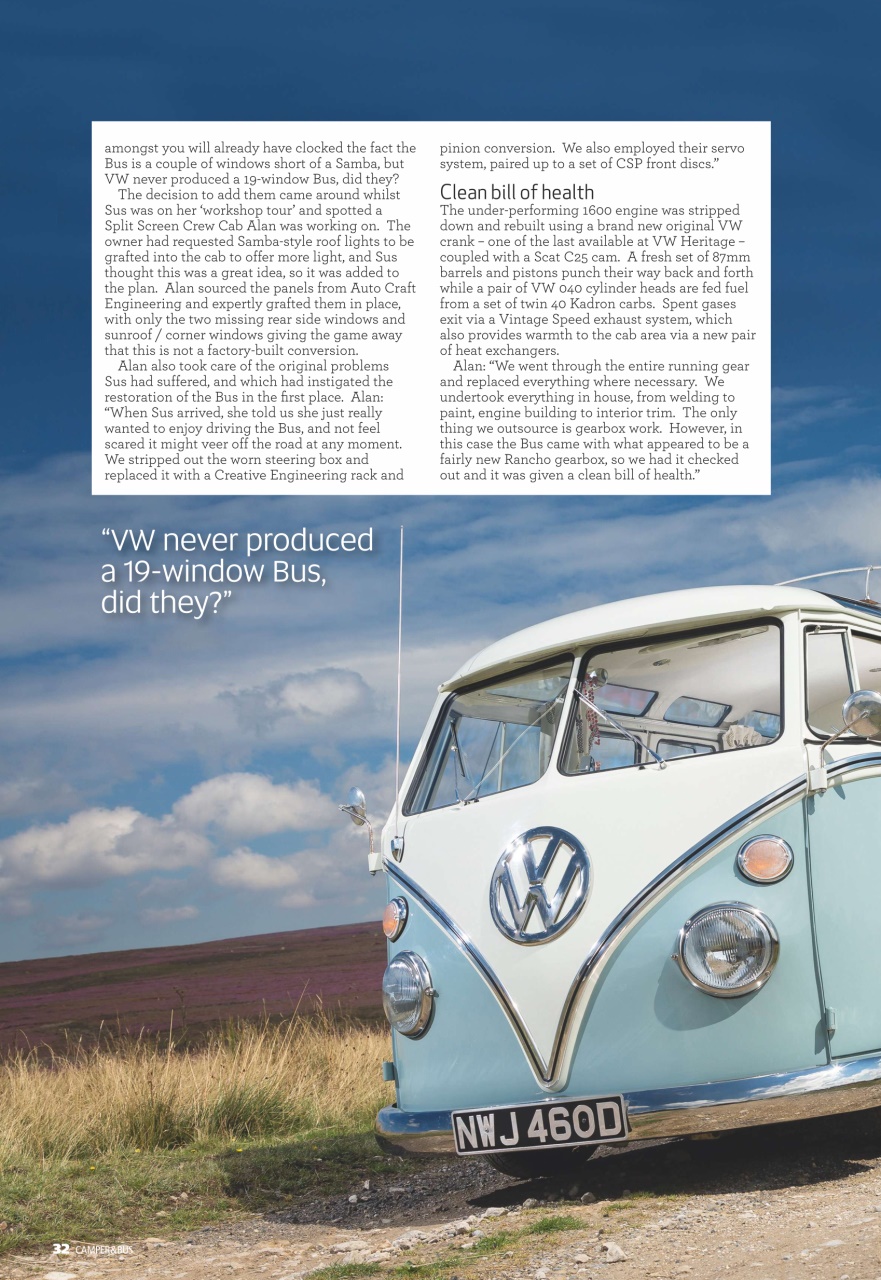 VW Camper Preview Pages