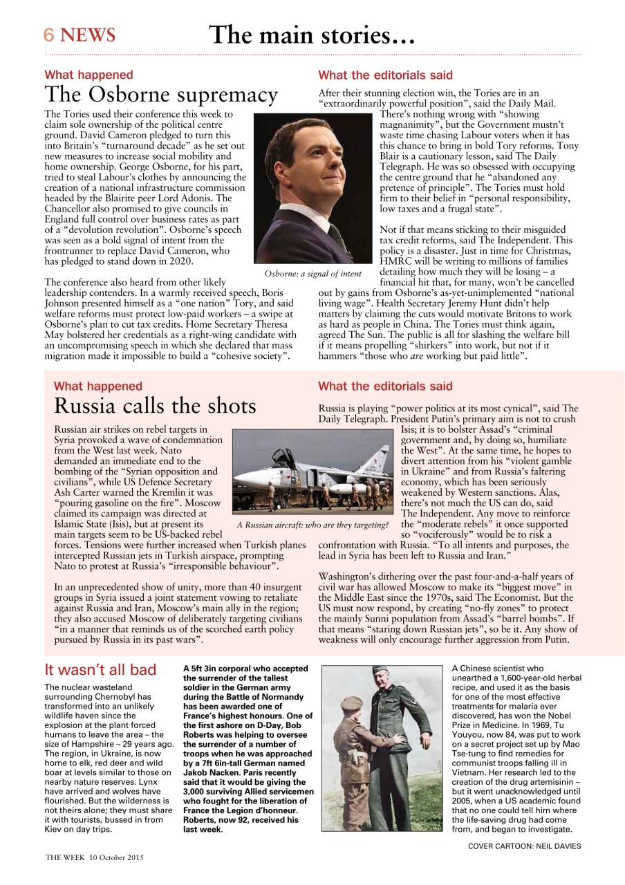 The Week Preview Pages