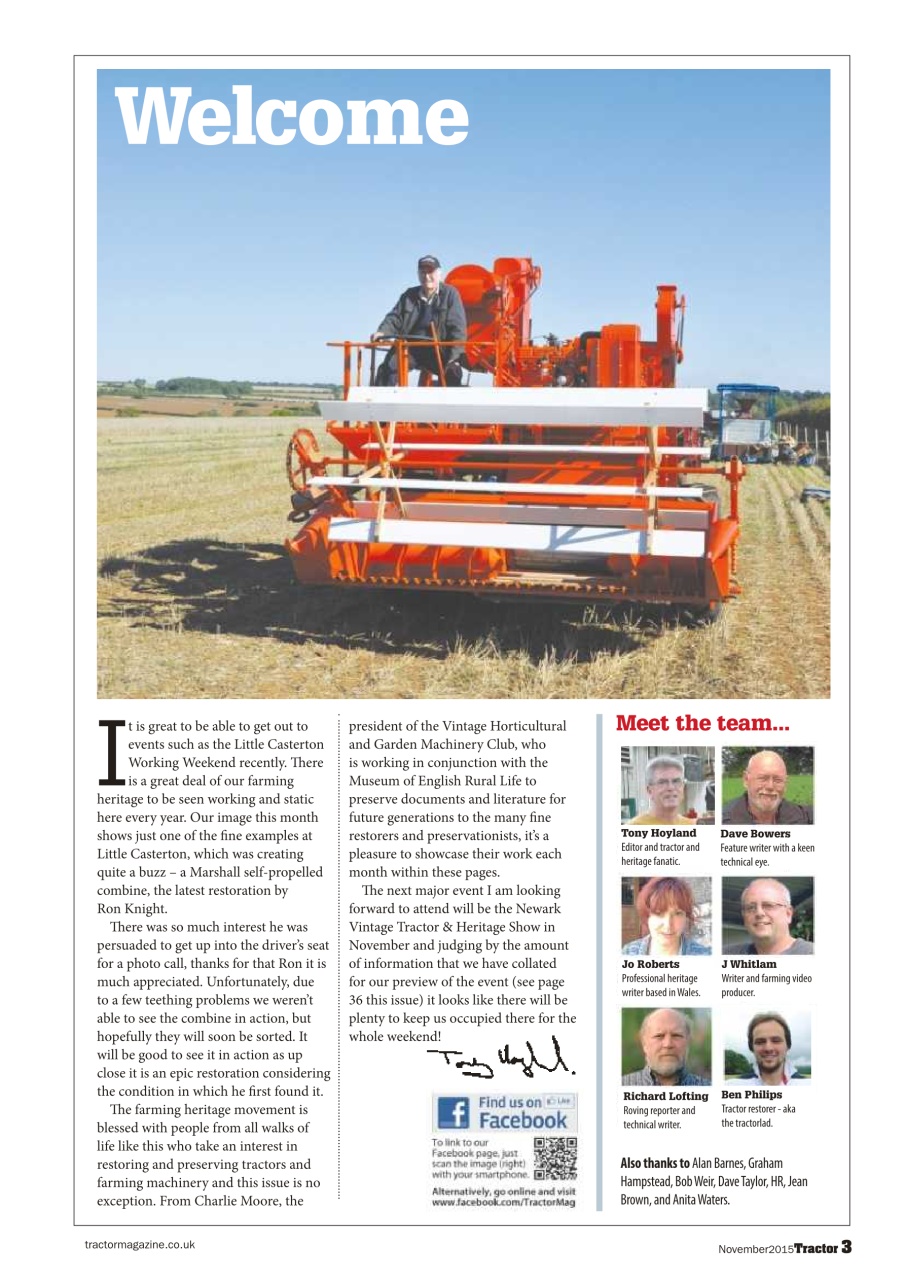 Tractor & Farming Heritage Magazine Preview Pages
