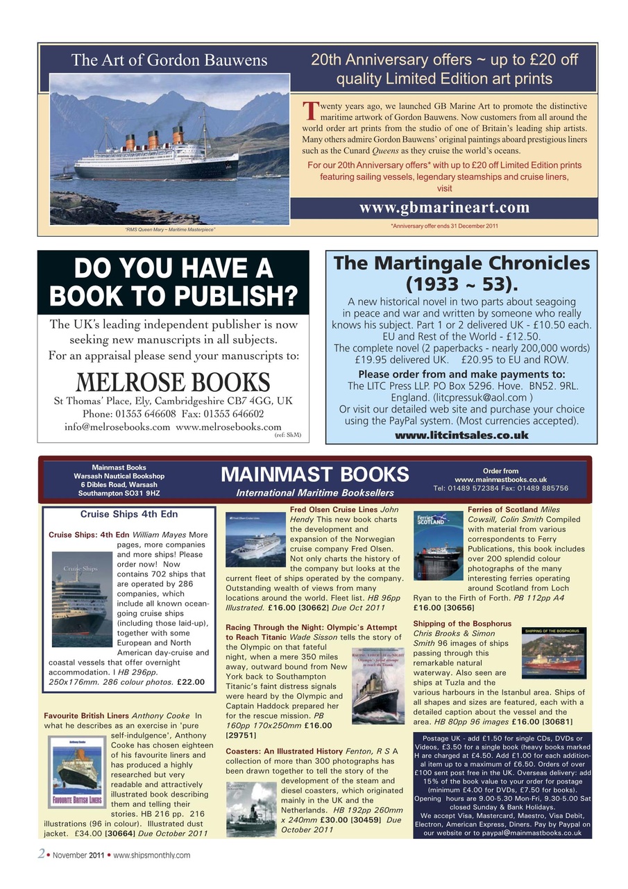 Ships Monthly Preview Pages