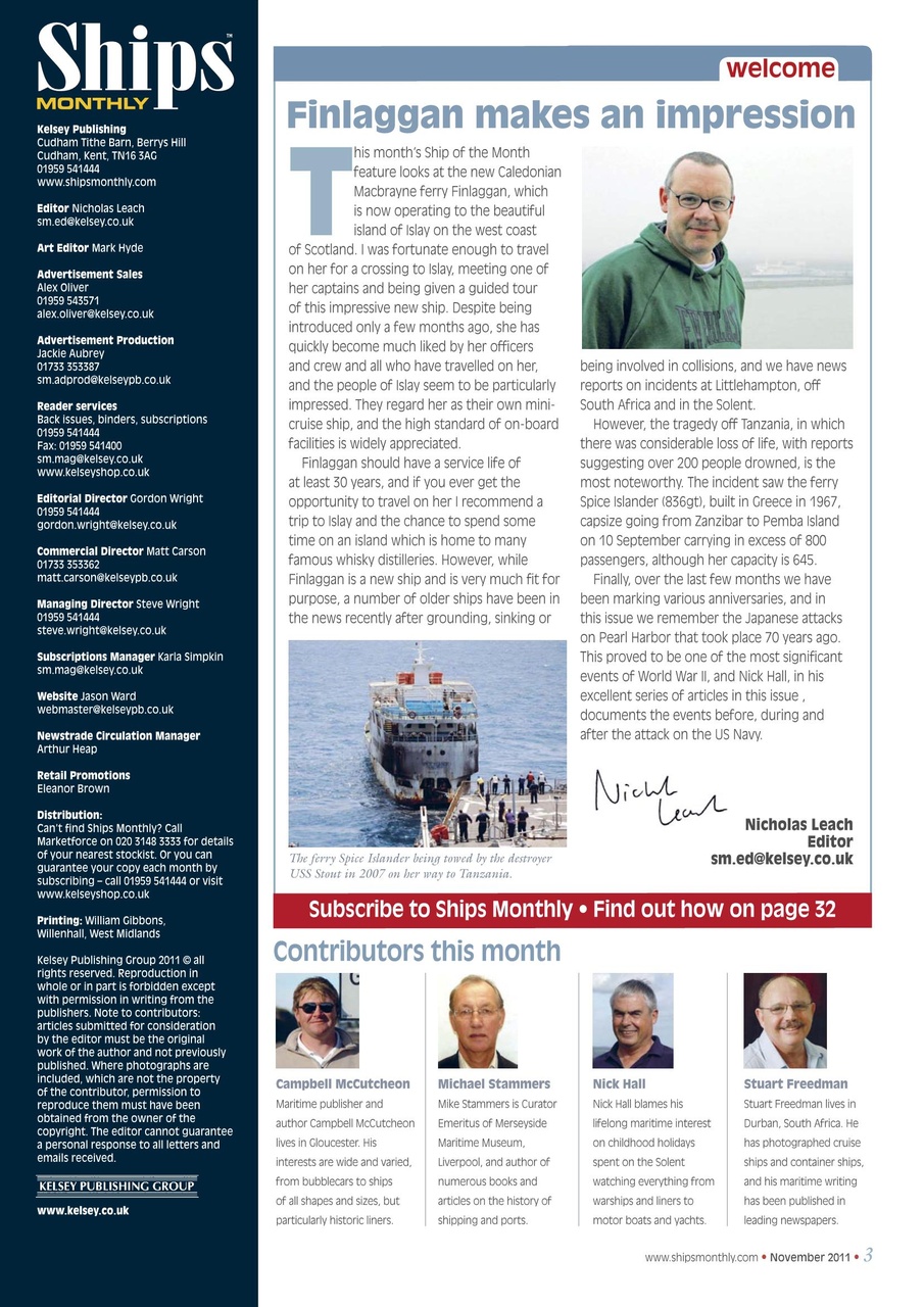 Ships Monthly Preview Pages