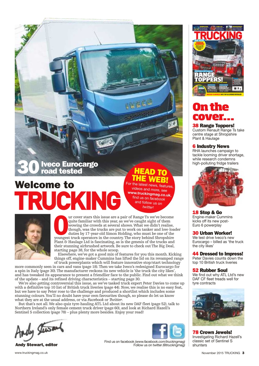 Trucking Magazine Preview Pages