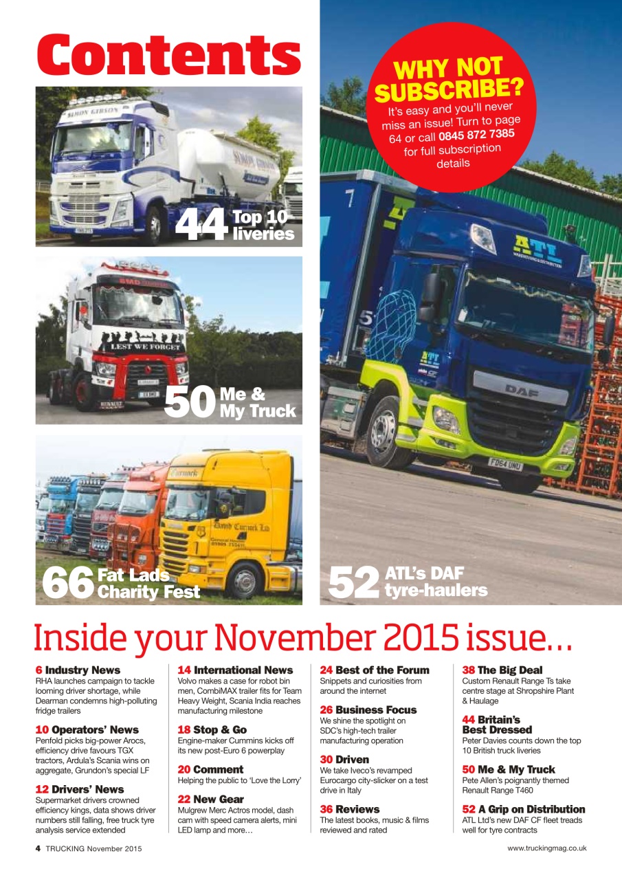 Trucking Magazine Preview Pages