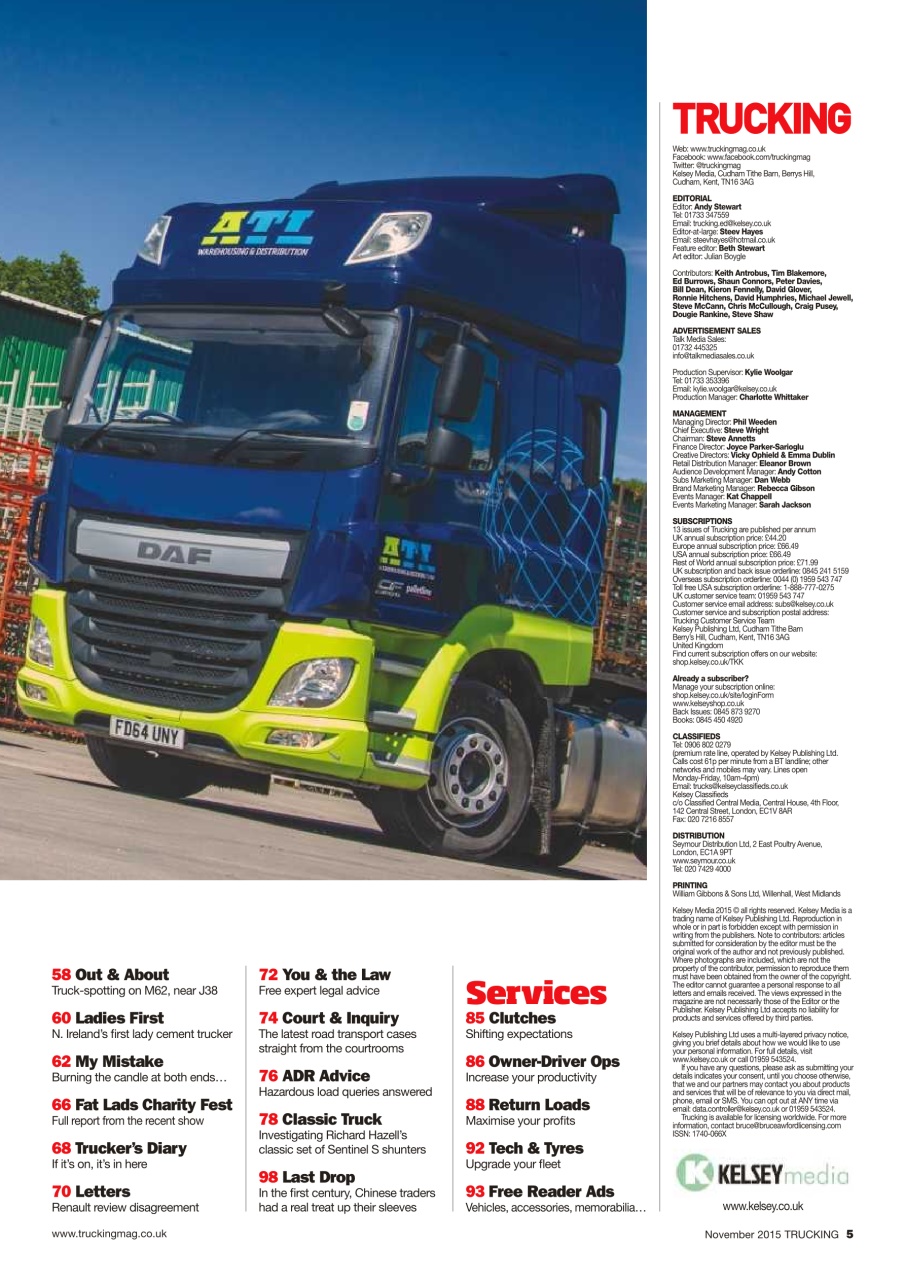 Trucking Magazine Preview Pages