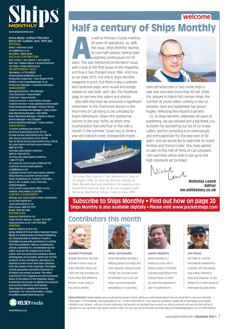 Ships Monthly Preview Pages