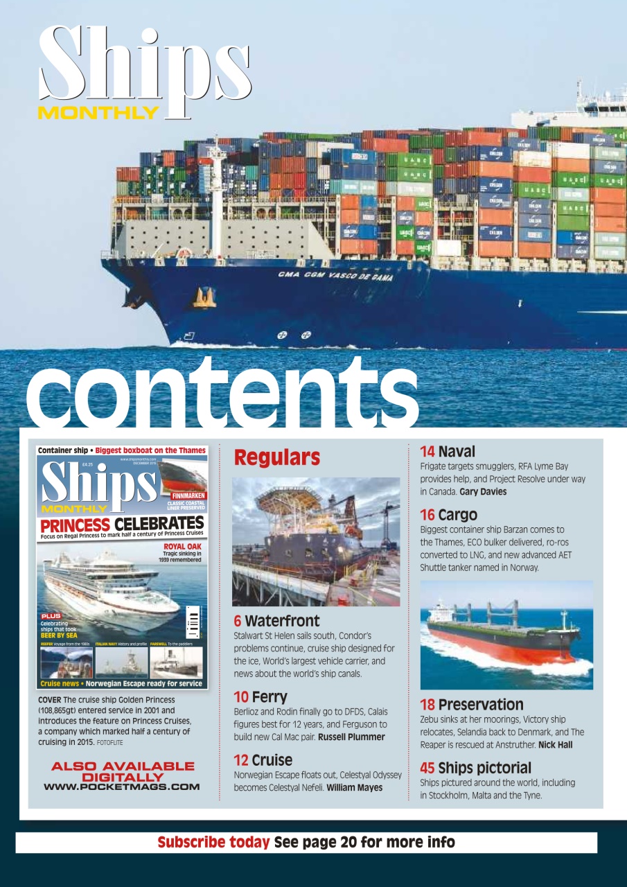 Ships Monthly Preview Pages