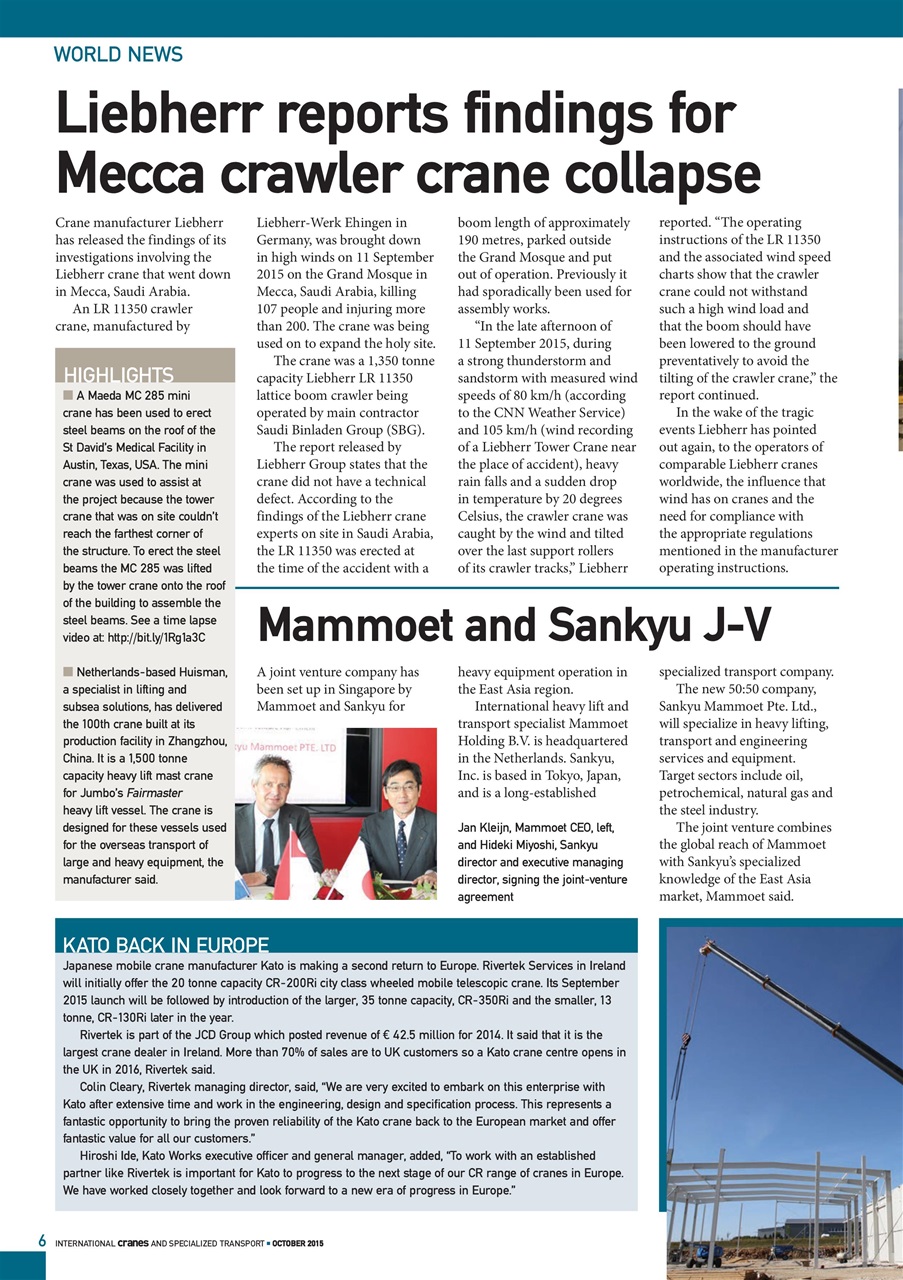 Int. Cranes and Specialized Transp Preview Pages