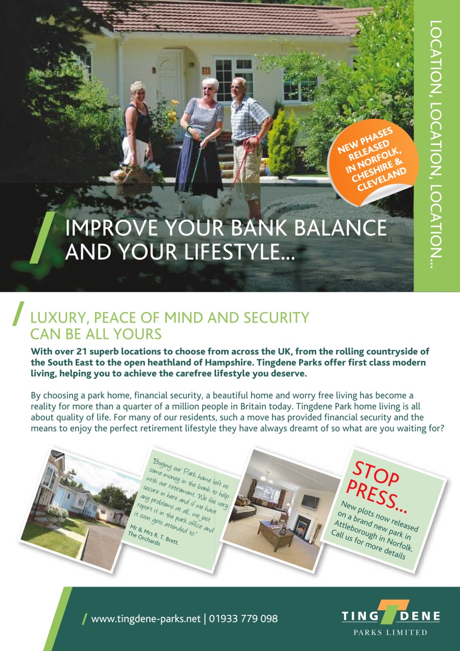 Park Home & Holiday Living Preview Pages