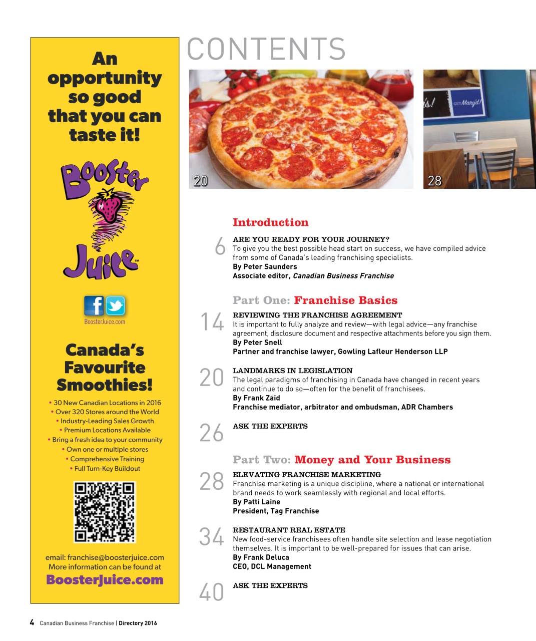 Canadian Business Franchise Preview Pages