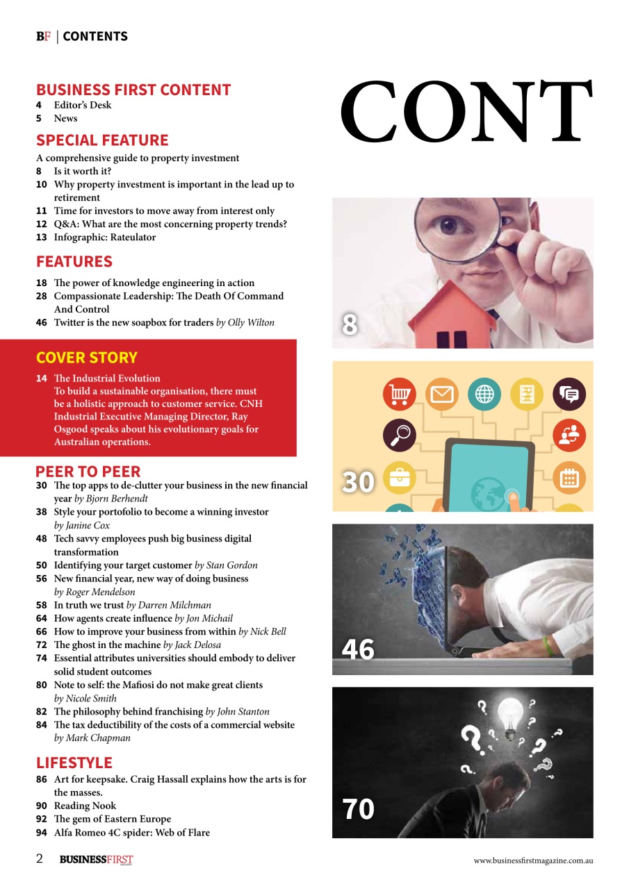 Business First Magazine Preview Pages