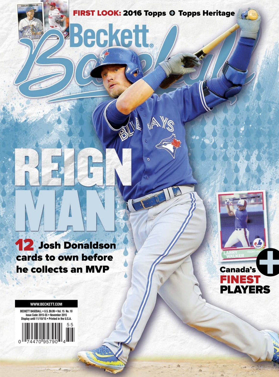 Beckett Baseball Magazine Preview Pages