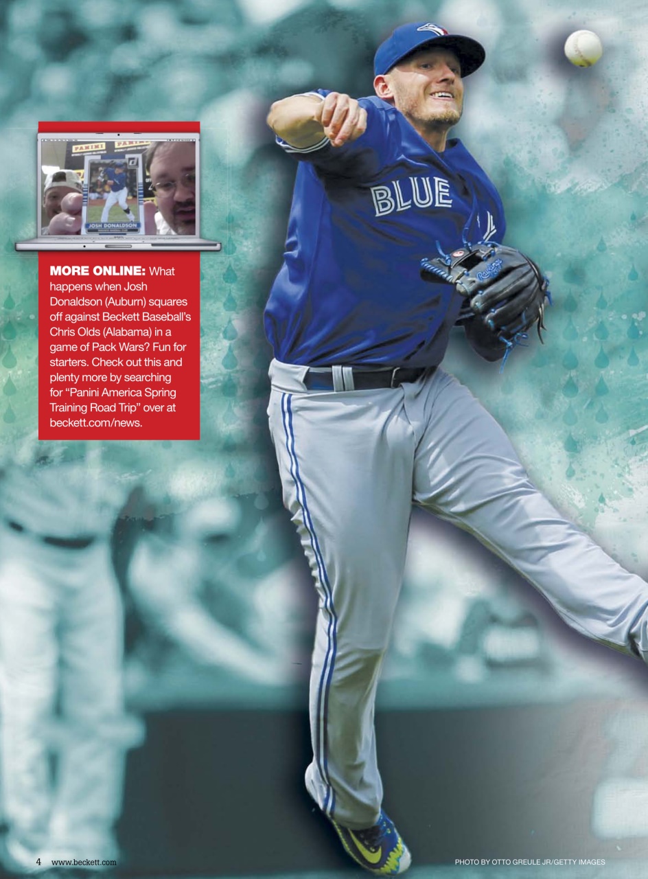 Beckett Baseball Magazine Preview Pages