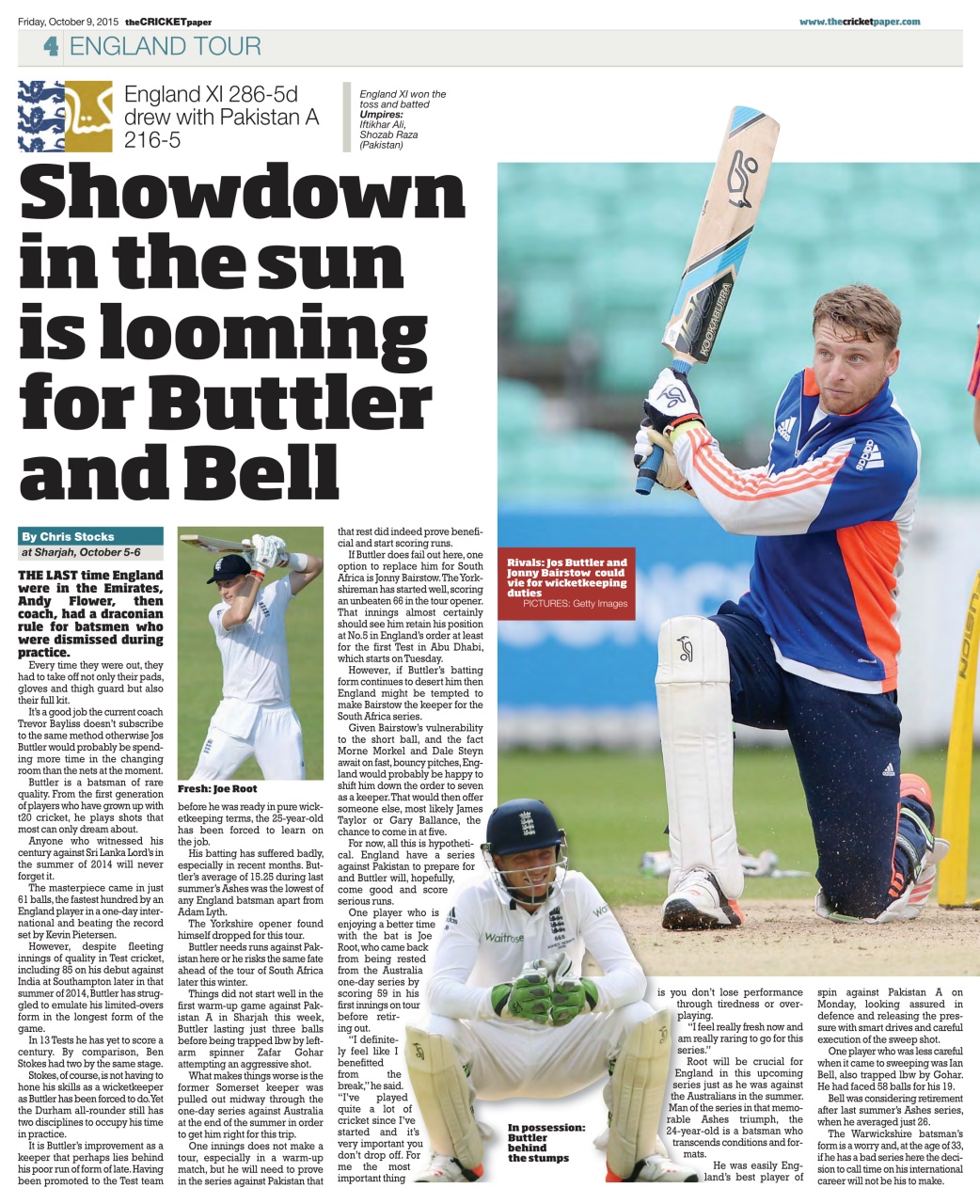 The Cricket Paper Preview Pages