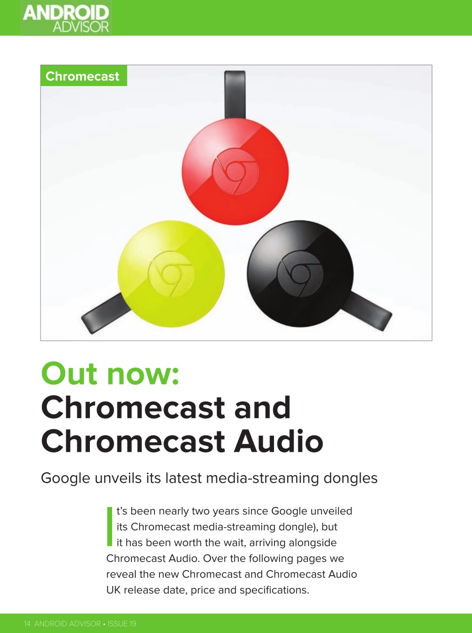 Android Advisor Preview Pages