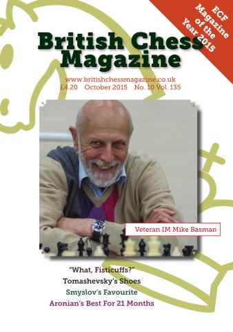 British Chess Magazine issue October 2015