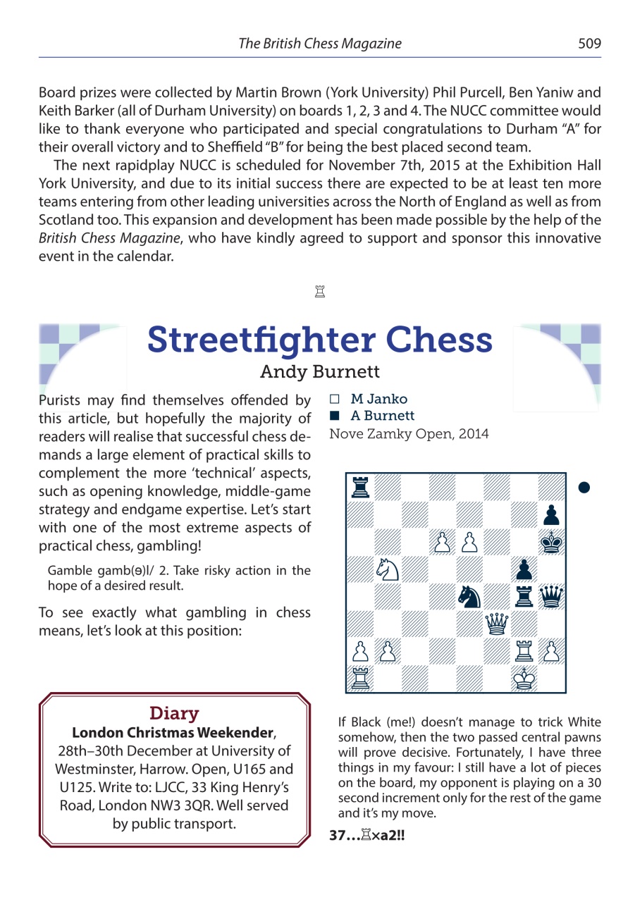 British Chess Magazine Preview Pages