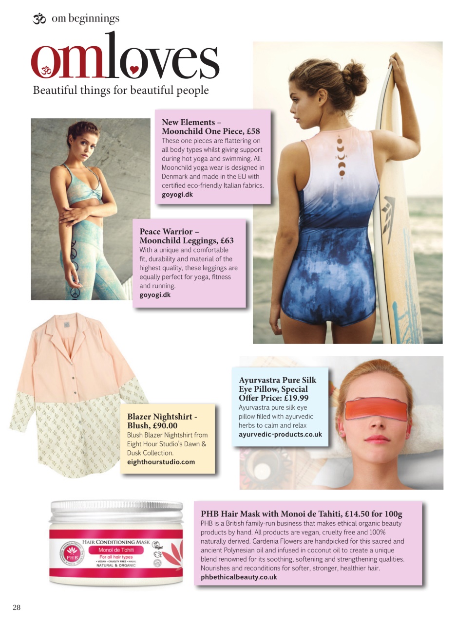 OM Yoga Magazine Preview Pages