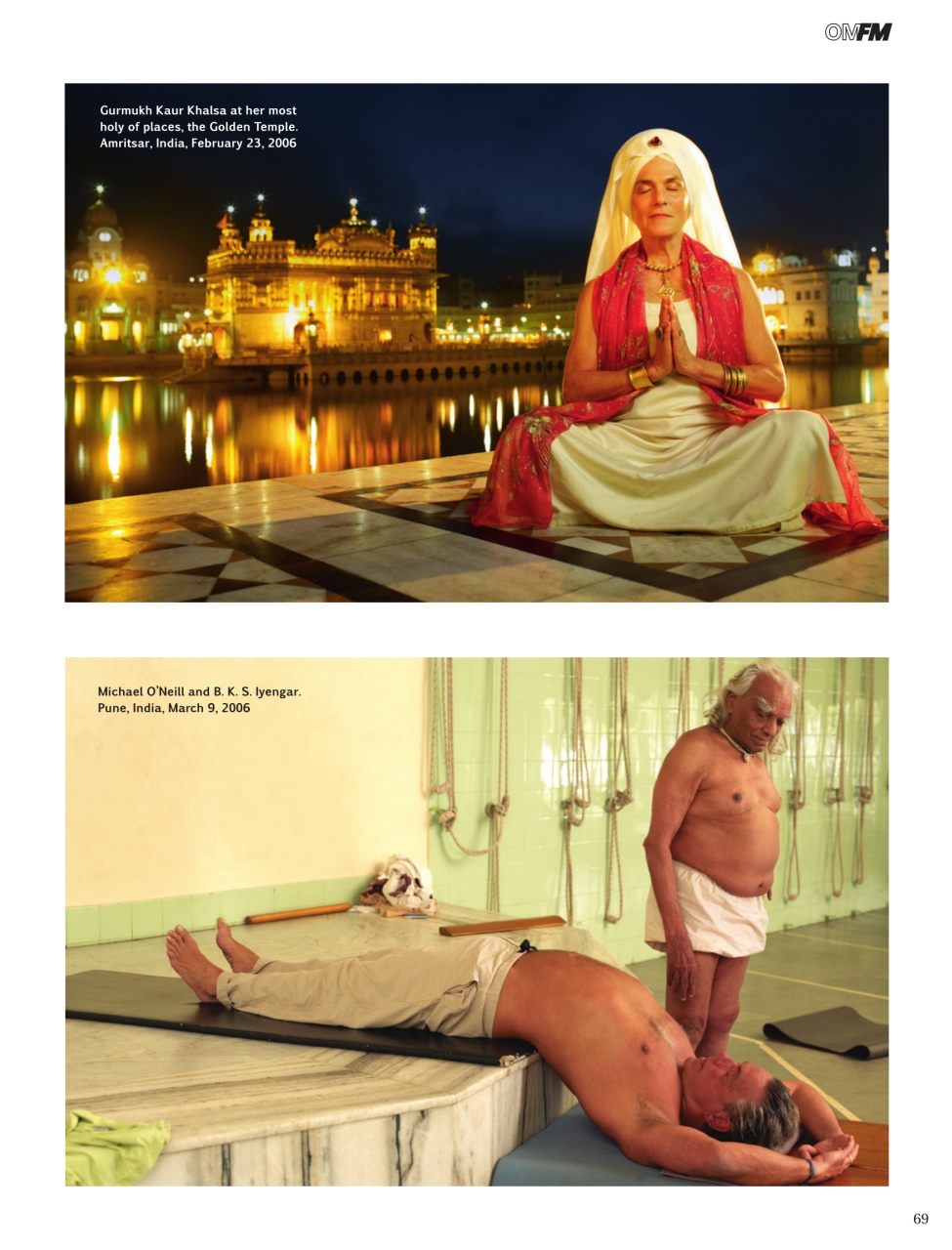 OM Yoga Magazine Preview Pages