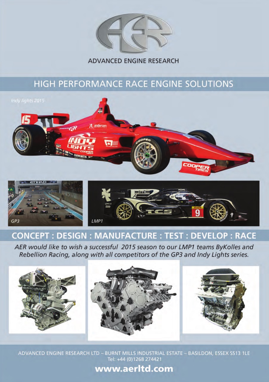 Race Engine Technology Preview Pages