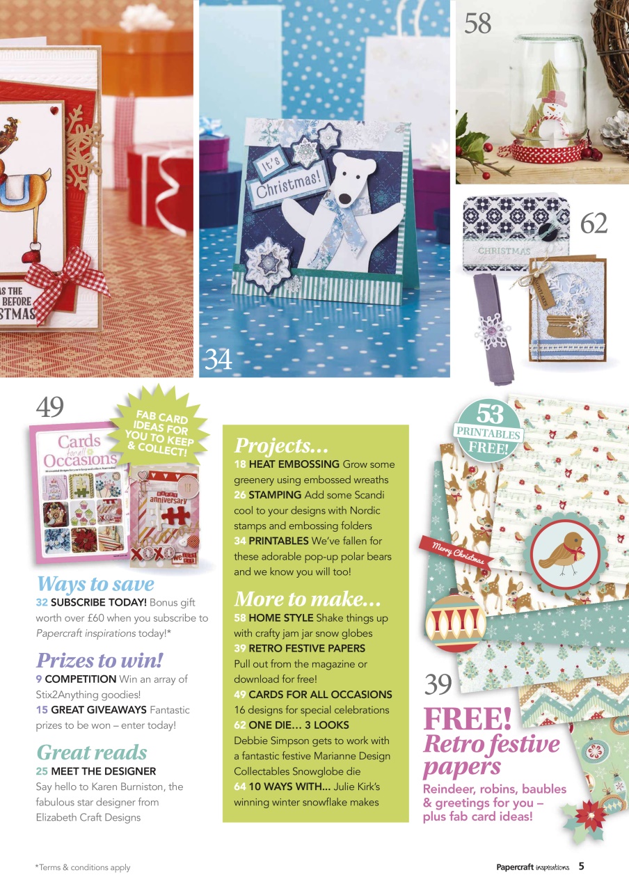 Papercraft Inspirations Preview Pages