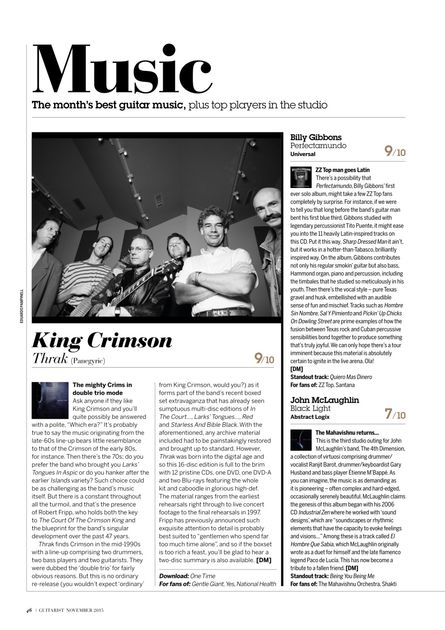 Guitarist Preview Pages