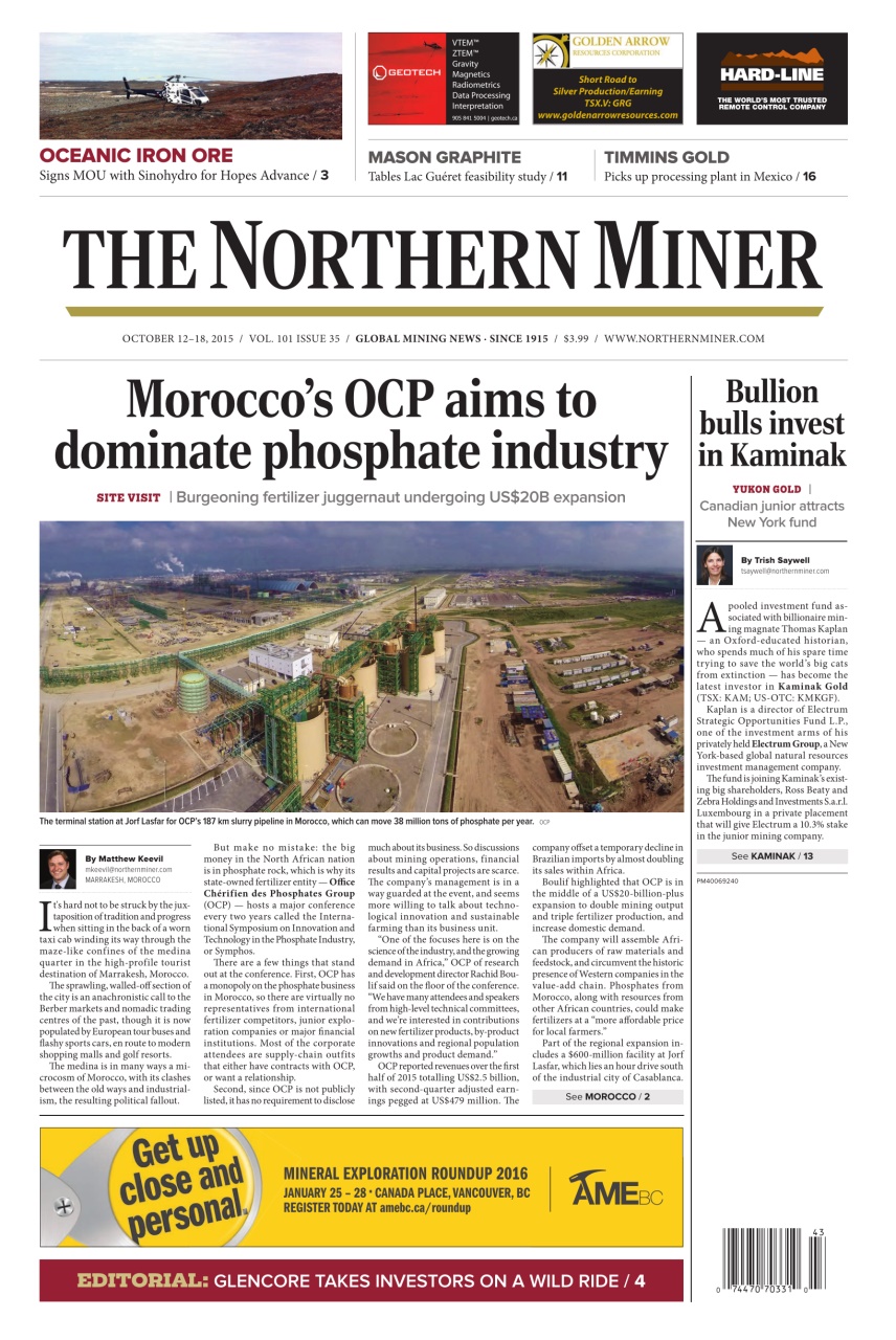 The Northern Miner Preview Pages