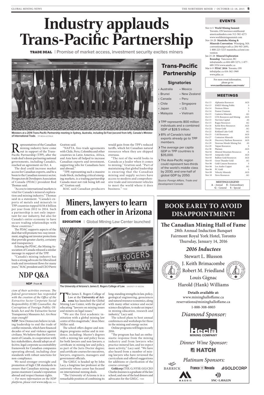 The Northern Miner Preview Pages