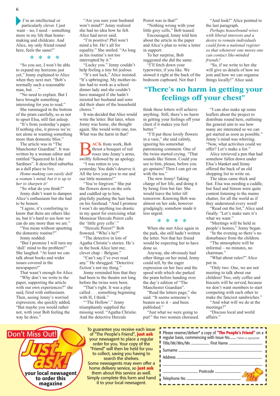The People’s Friend Preview Pages