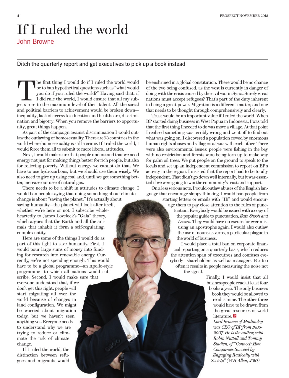 Prospect Magazine Preview Pages