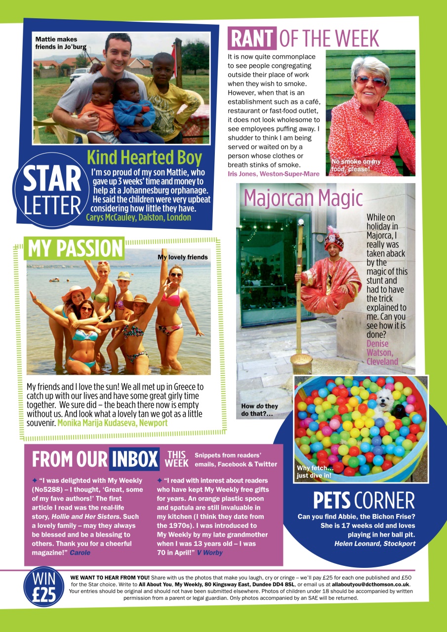 My Weekly Preview Pages