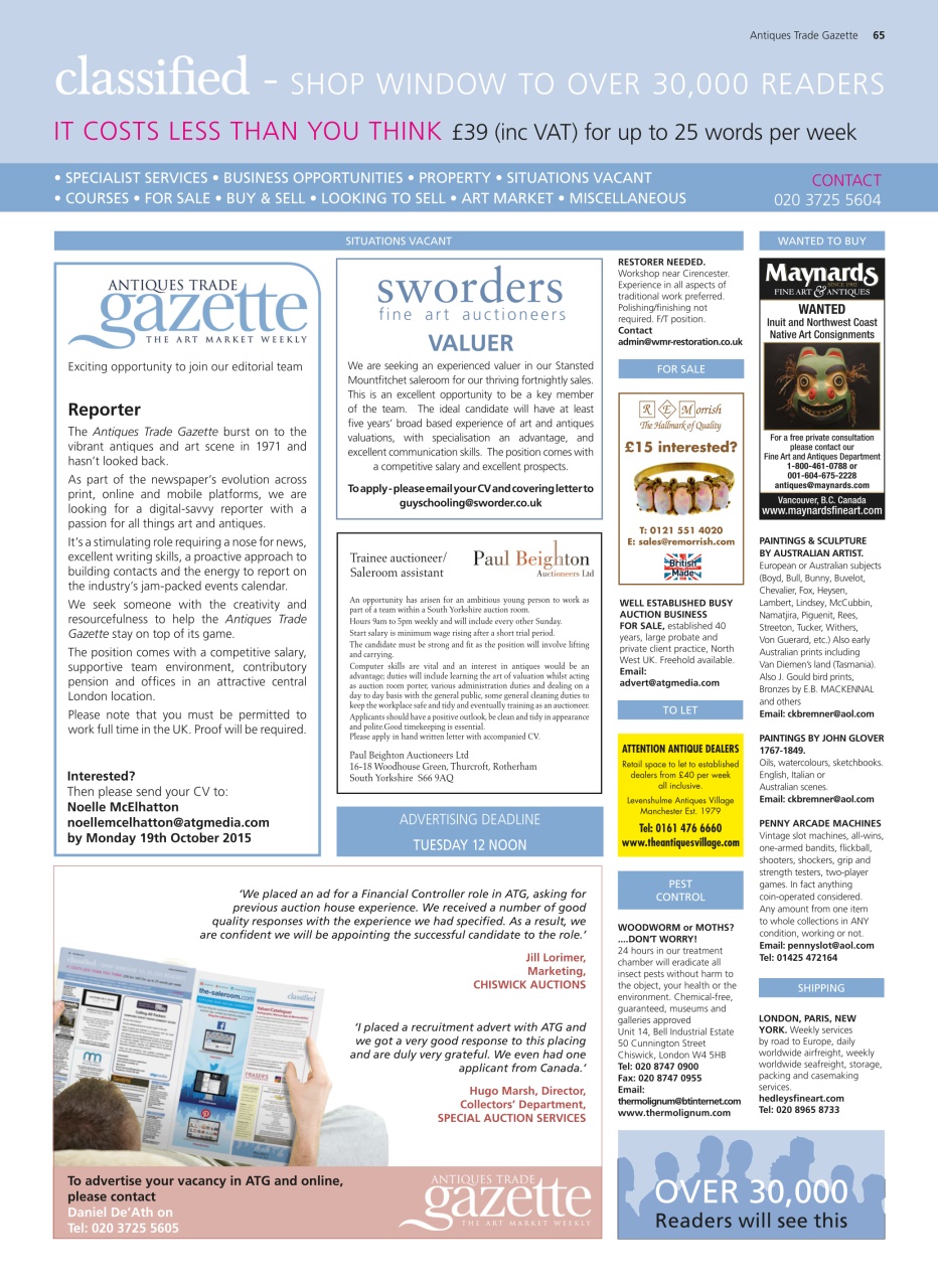 Antiques Trade Gazette Preview Pages