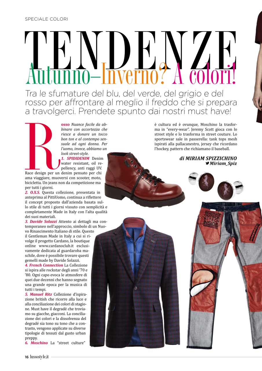 Lusso Style Preview Pages