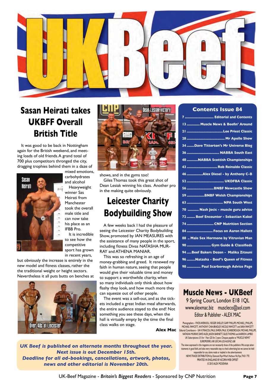 UK Beef Magazine Preview Pages