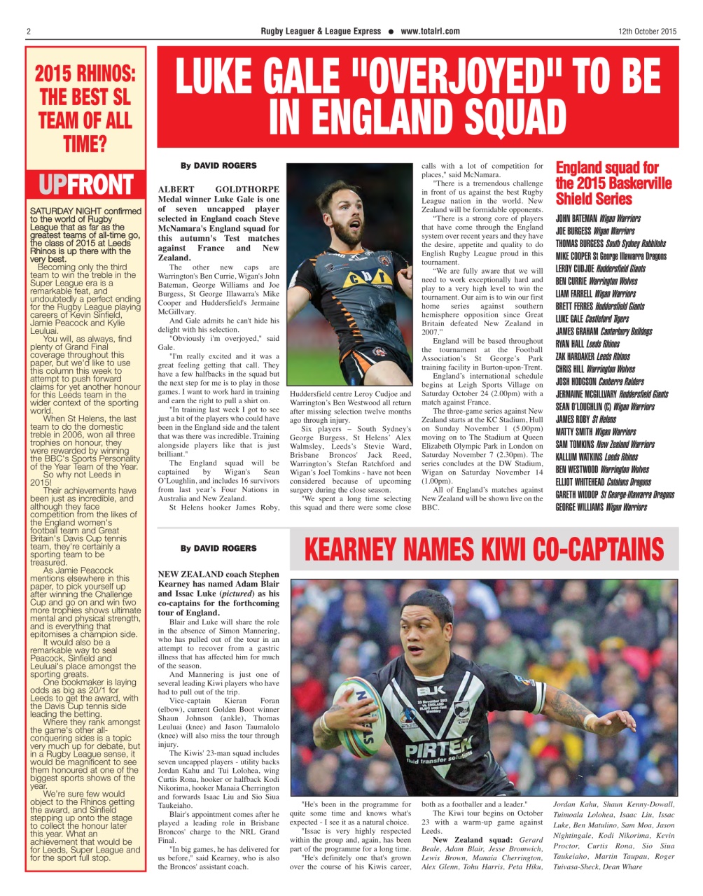 League Express Preview Pages