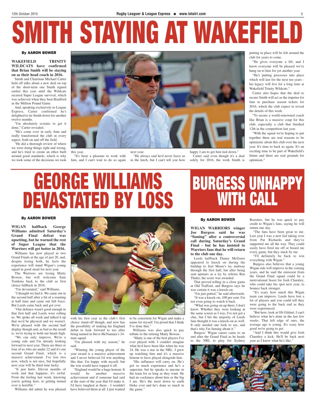 League Express Preview Pages