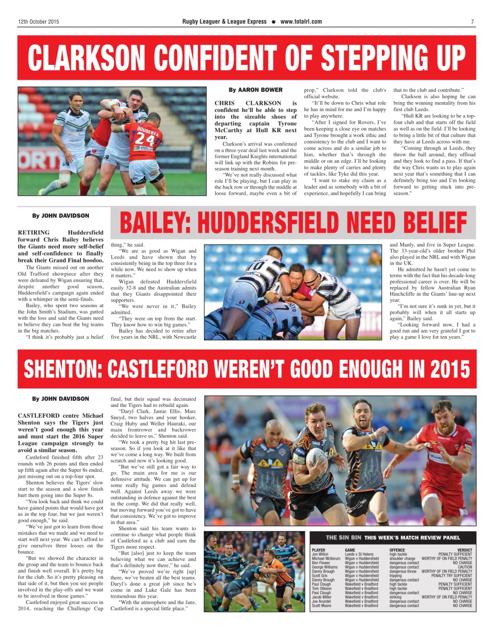 League Express Preview Pages