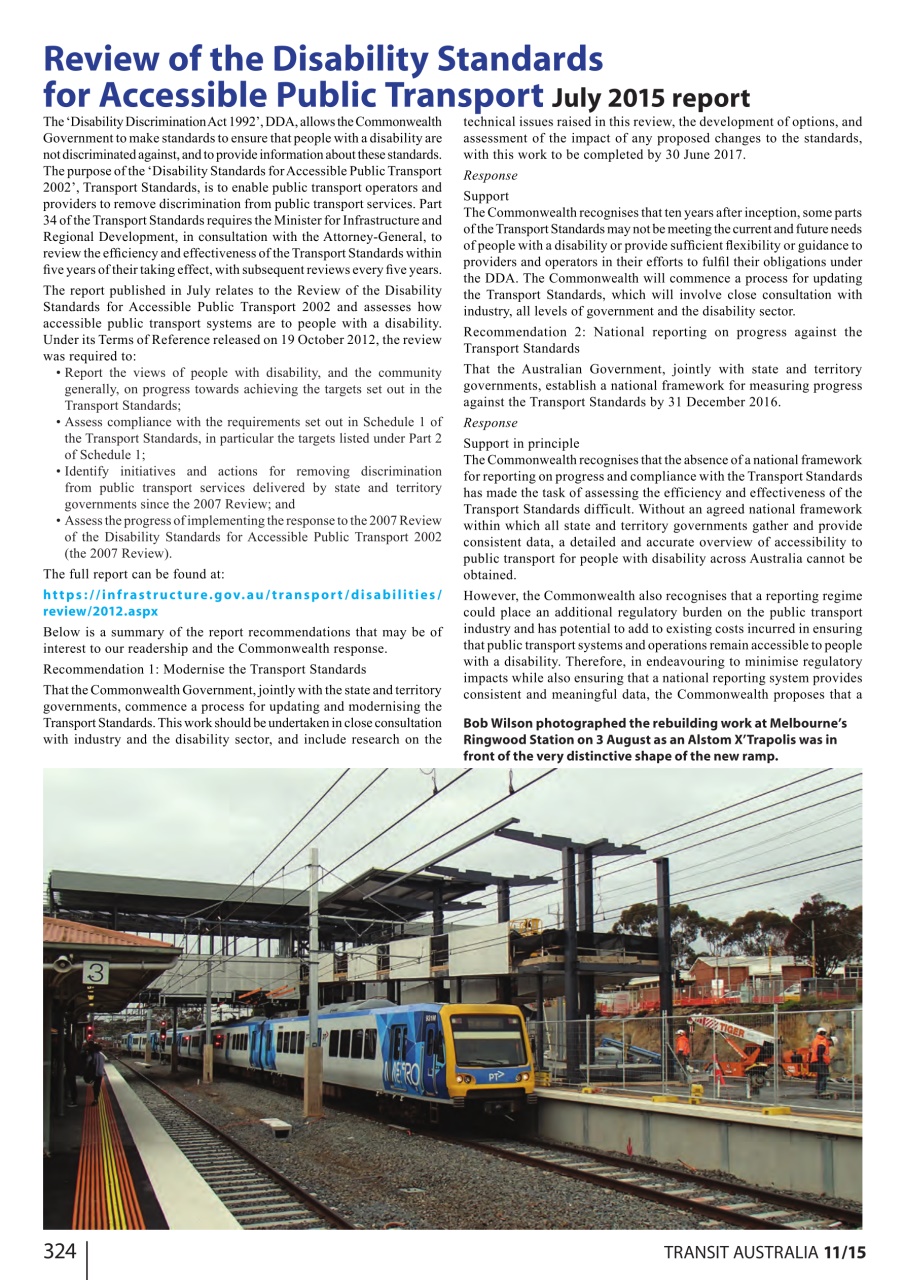Transit Australia Preview Pages