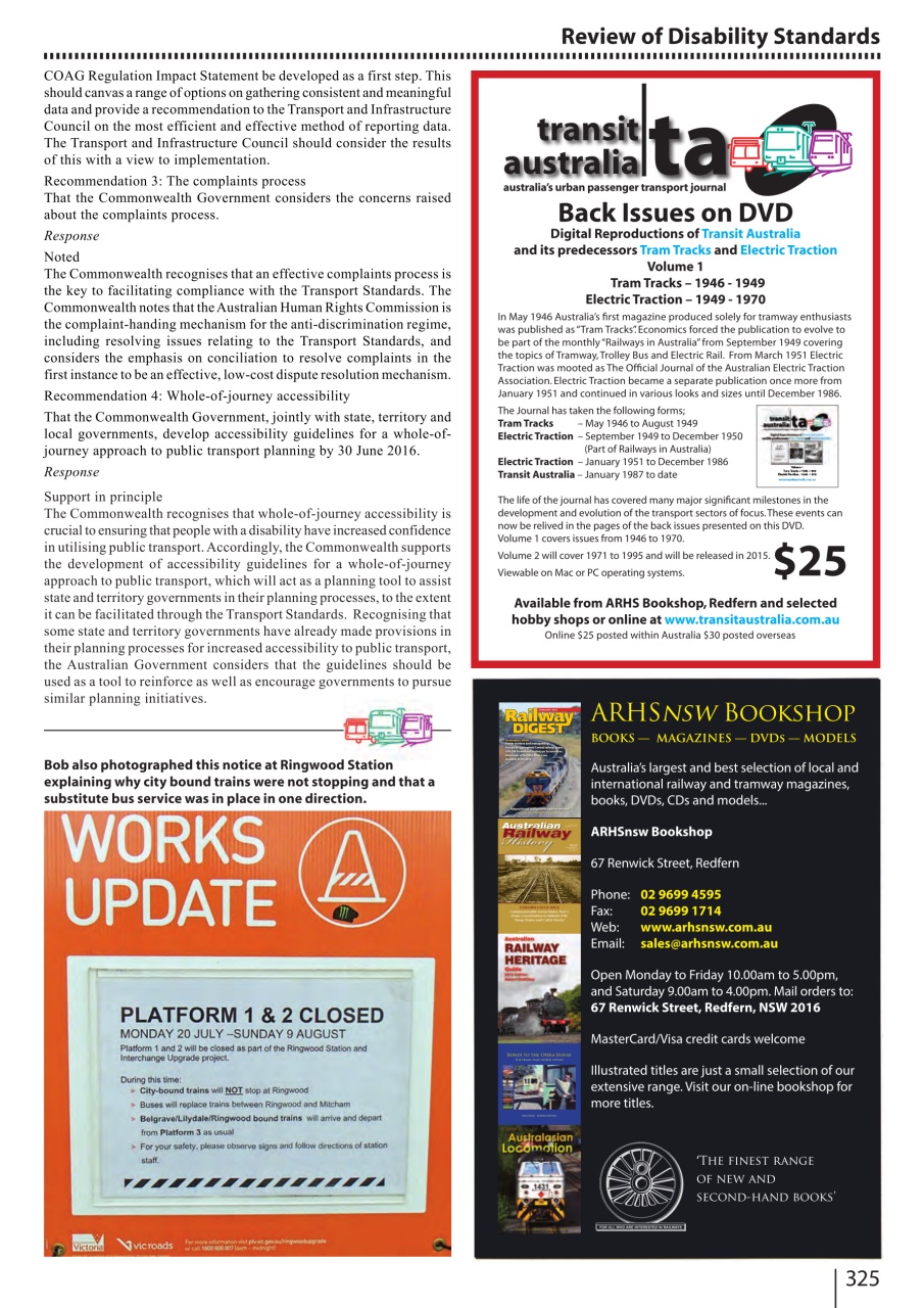 Transit Australia Preview Pages