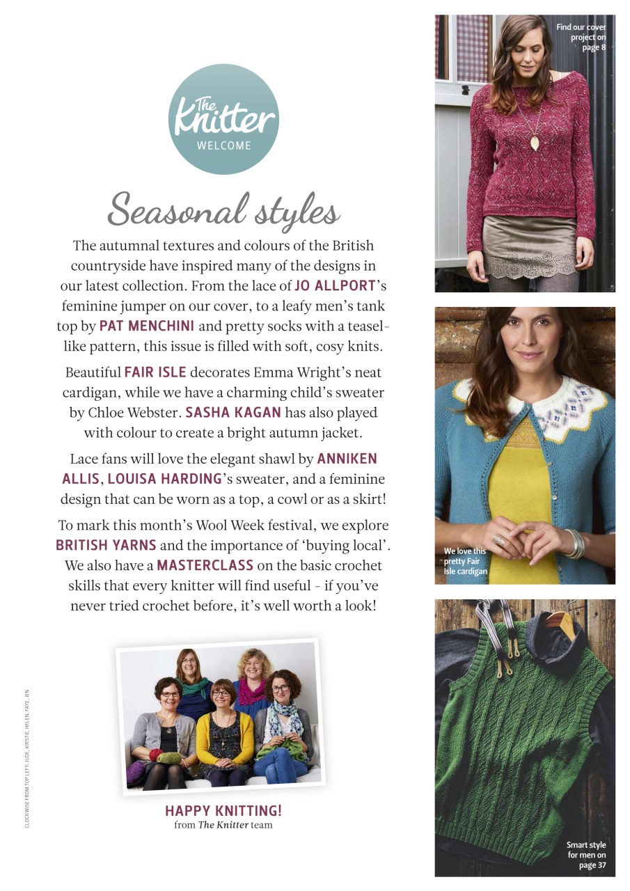 The Knitter Preview Pages