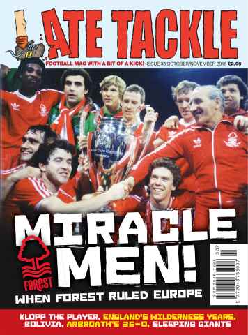 Late Tackle Football Magazine issue October/November 2015