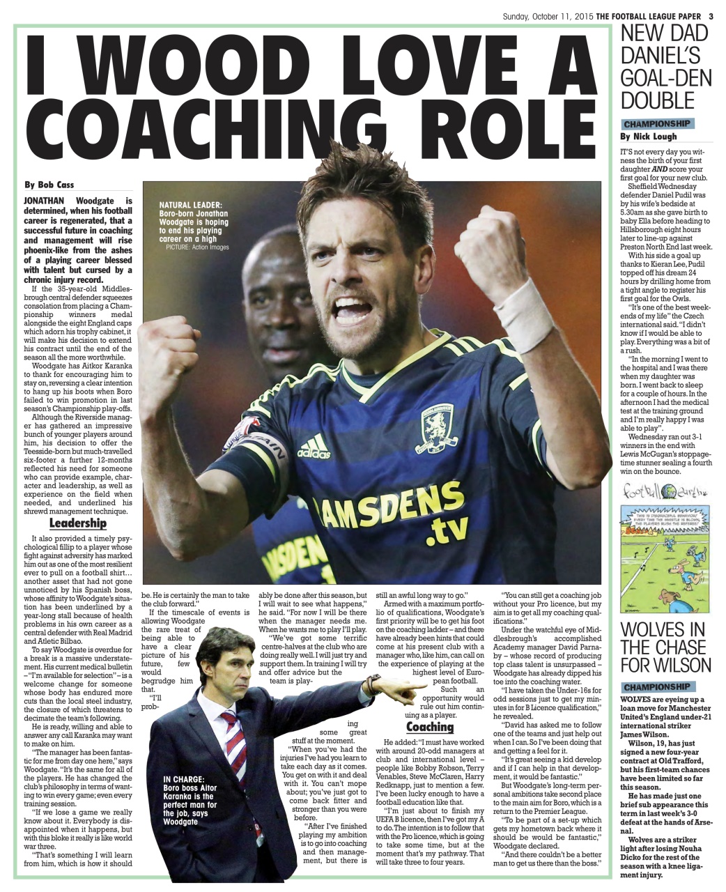 The Football League Paper Preview Pages