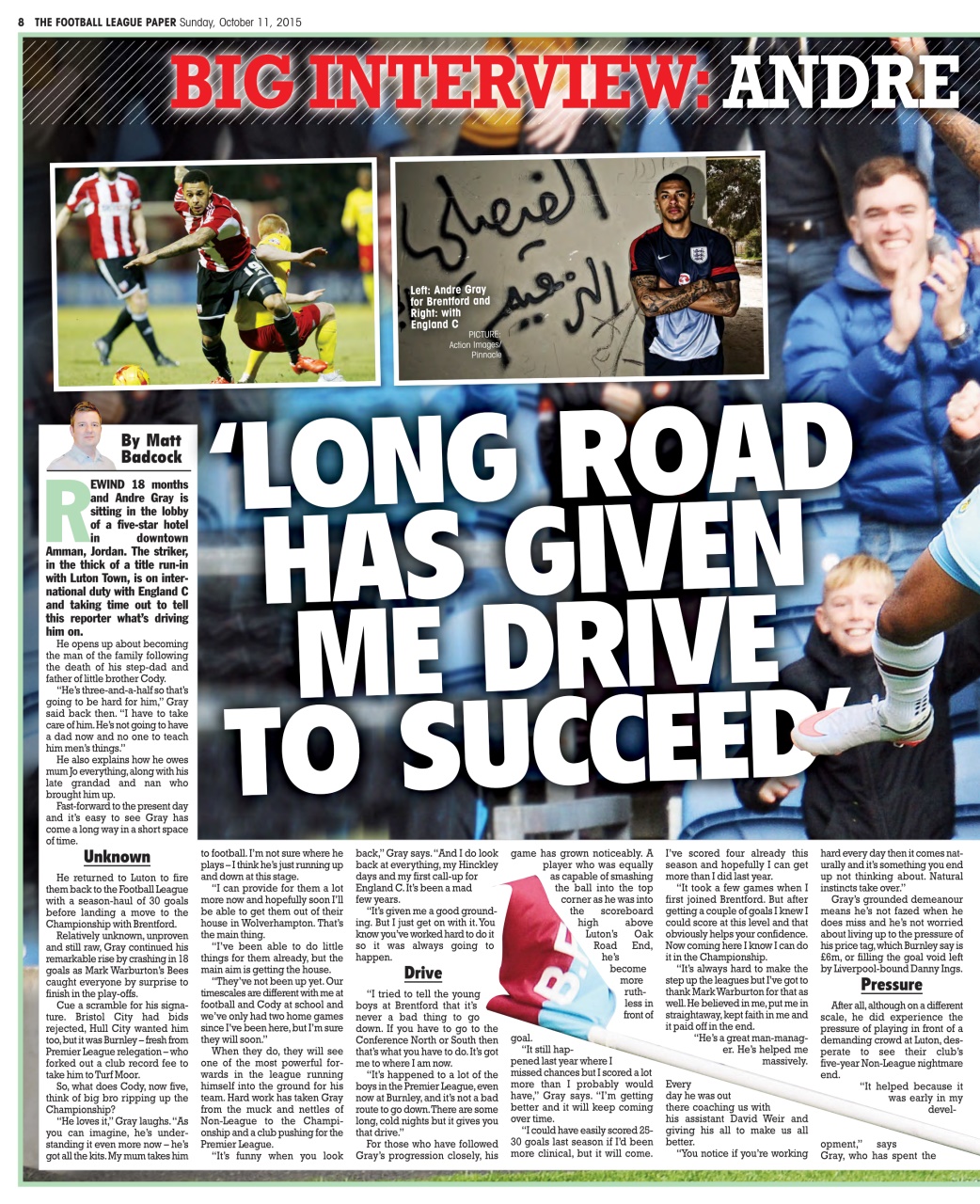 The Football League Paper Preview Pages