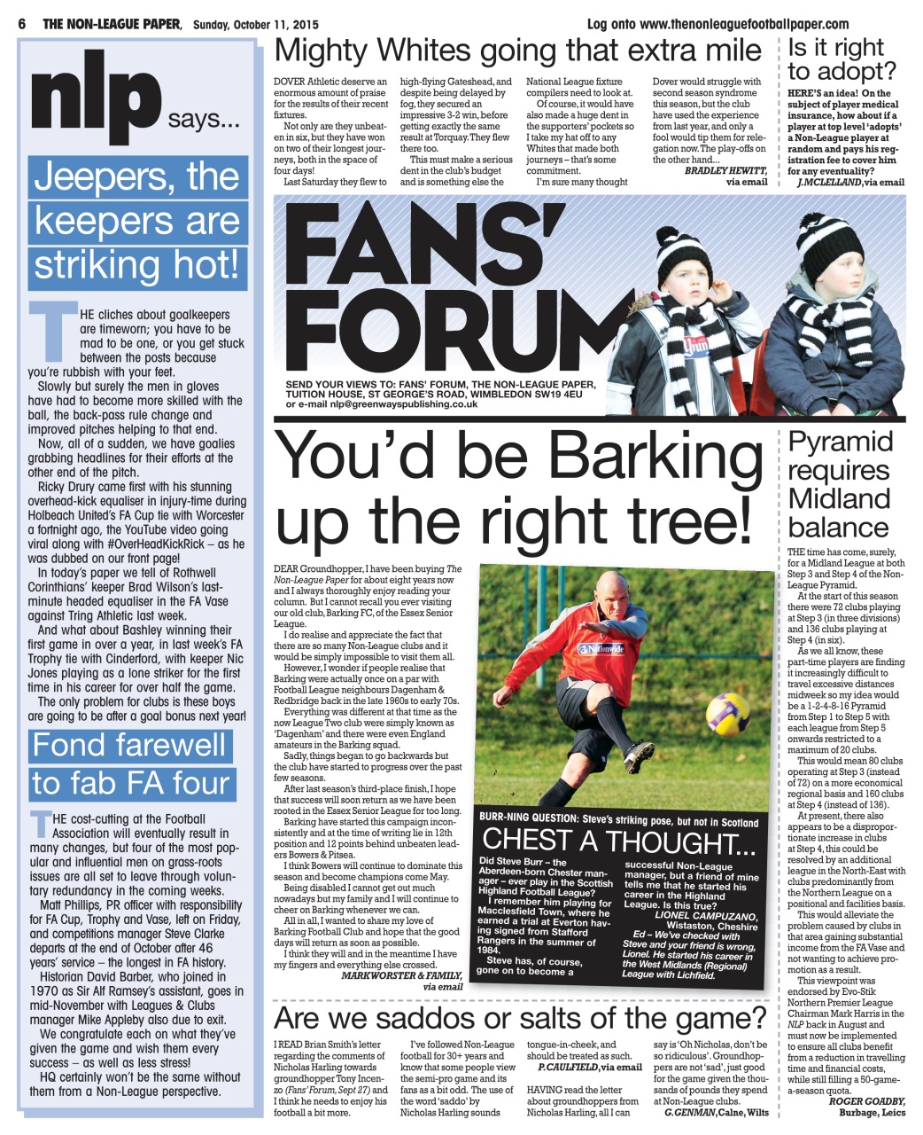 The Non-League Football Paper Preview Pages