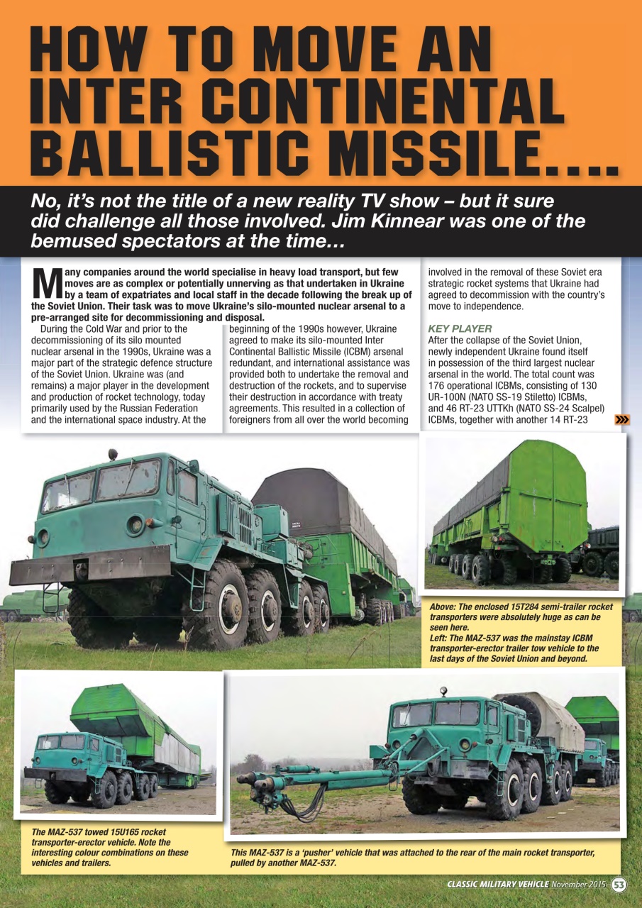 Classic Military Vehicle Preview Pages