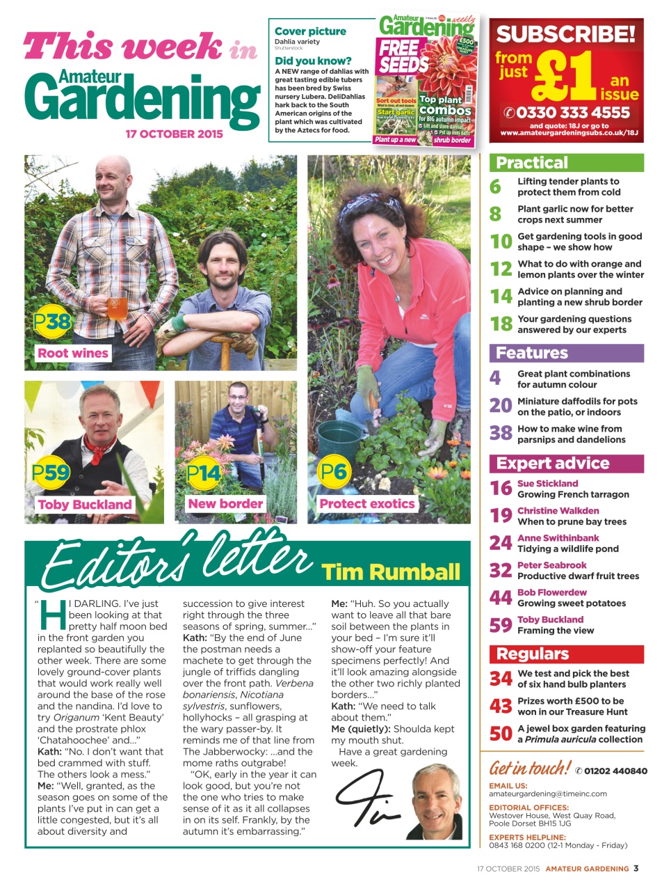 Amateur Gardening Preview Pages
